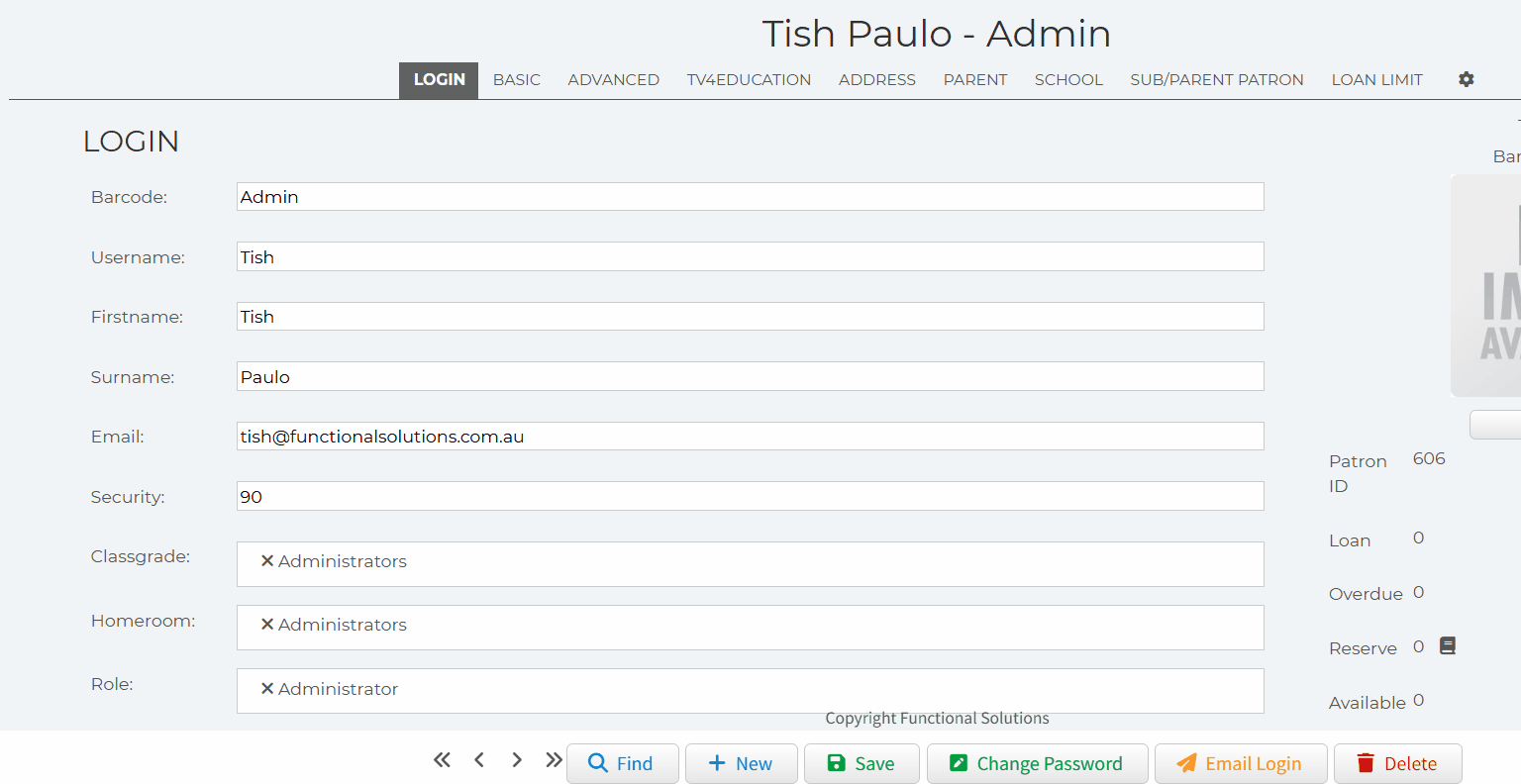 Finding Patron in Patron Management.gif
