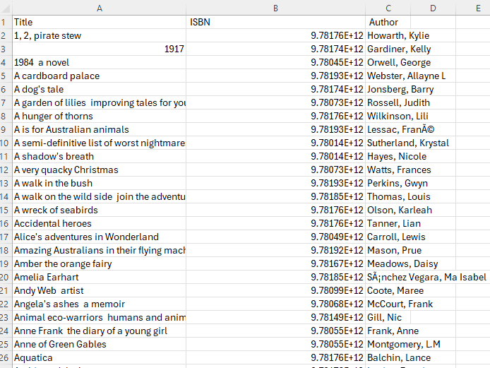 Fixing ISBNs on excel ALS.gif